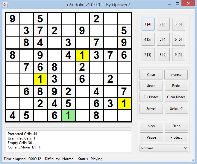 Download web tool or web app gSudoku to run in Windows online over Linux online