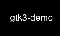 Chạy gtk3-demo trong nhà cung cấp dịch vụ lưu trữ miễn phí OnWorks trên Ubuntu Online, Fedora Online, trình giả lập trực tuyến Windows hoặc trình mô phỏng trực tuyến MAC OS