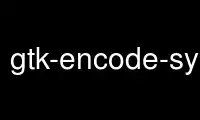Run gtk-encode-symbolic-svg in OnWorks free hosting provider over Ubuntu Online, Fedora Online, Windows online emulator or MAC OS online emulator