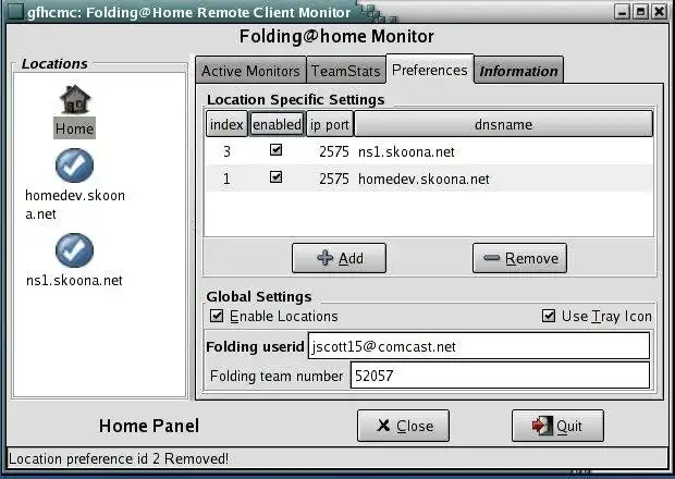 Download web tool or web app GTK Folding@home Remote Client Monitor