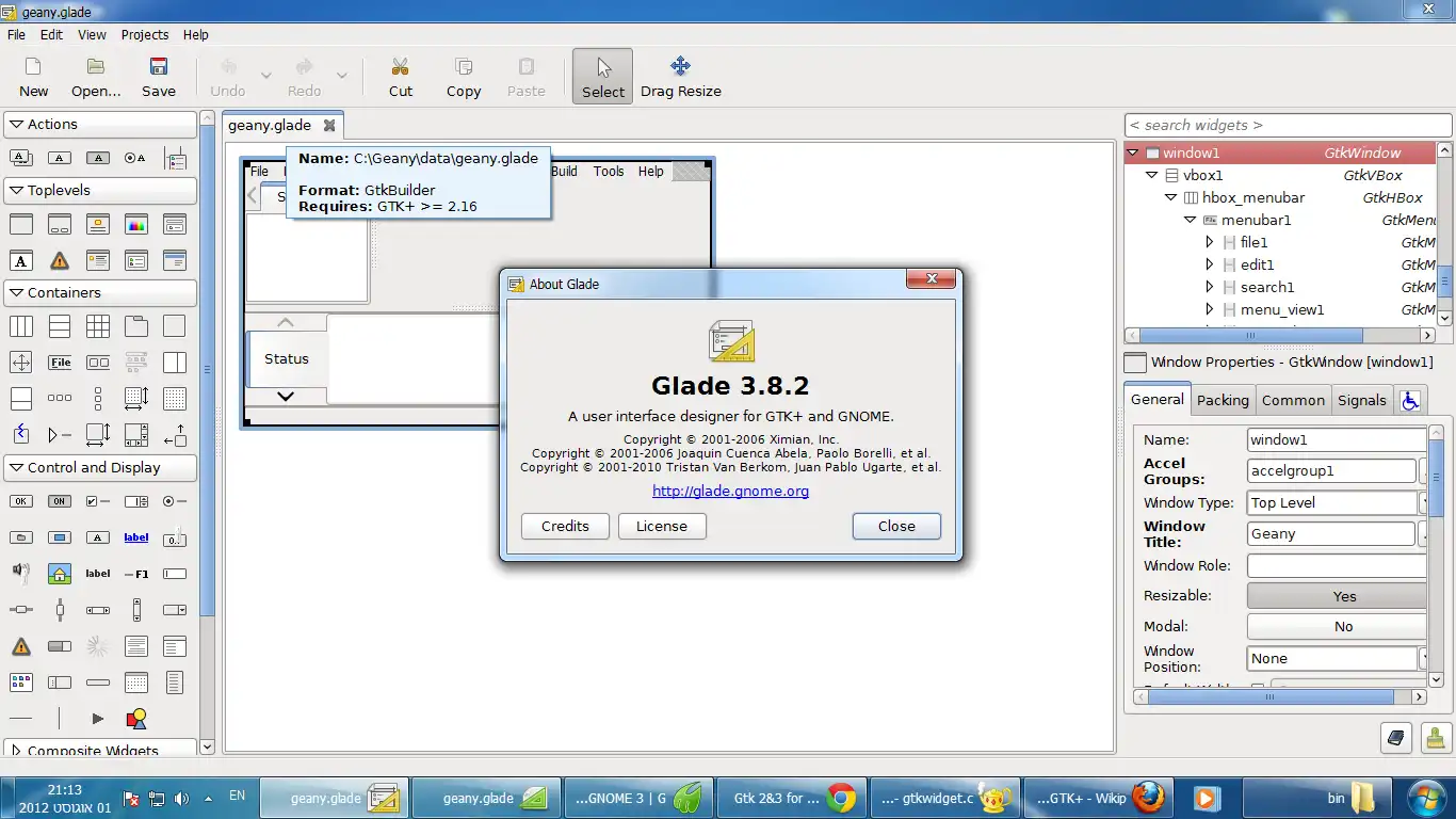 ดาวน์โหลดเครื่องมือเว็บหรือเว็บแอป GTK+ สำหรับ Windows (MinGW)