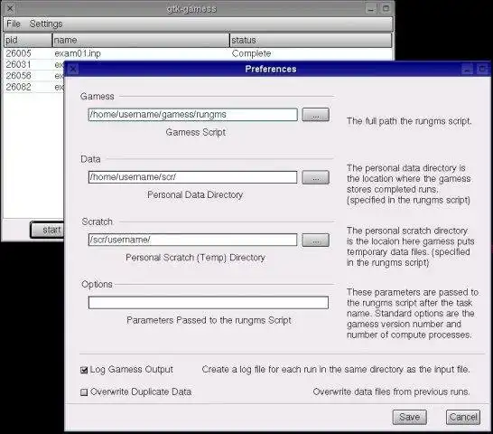 Download web tool or web app GTK-GAMESS