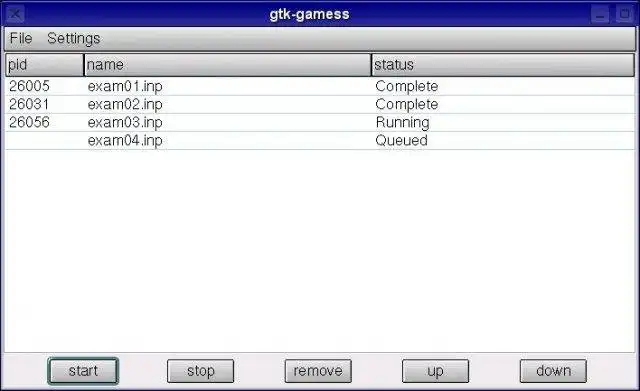 Download web tool or web app GTK-GAMESS