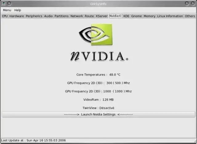 Download web tool or web app GtkSysinfo