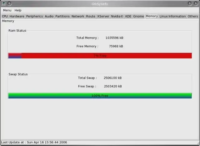 Download web tool or web app GtkSysinfo