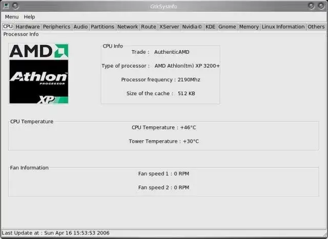 Download web tool or web app GtkSysinfo