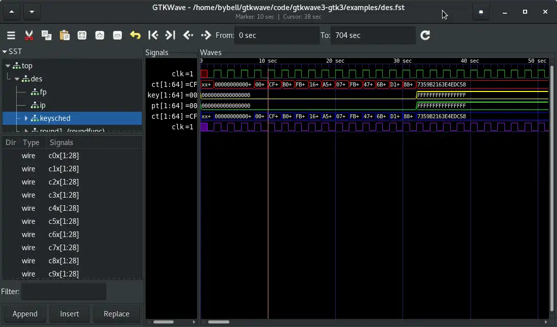 Scarica lo strumento web o l'app web gtkwave