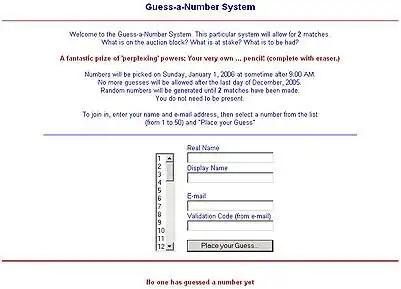 Download web tool or web app Guess-a-Number System to run in Linux online
