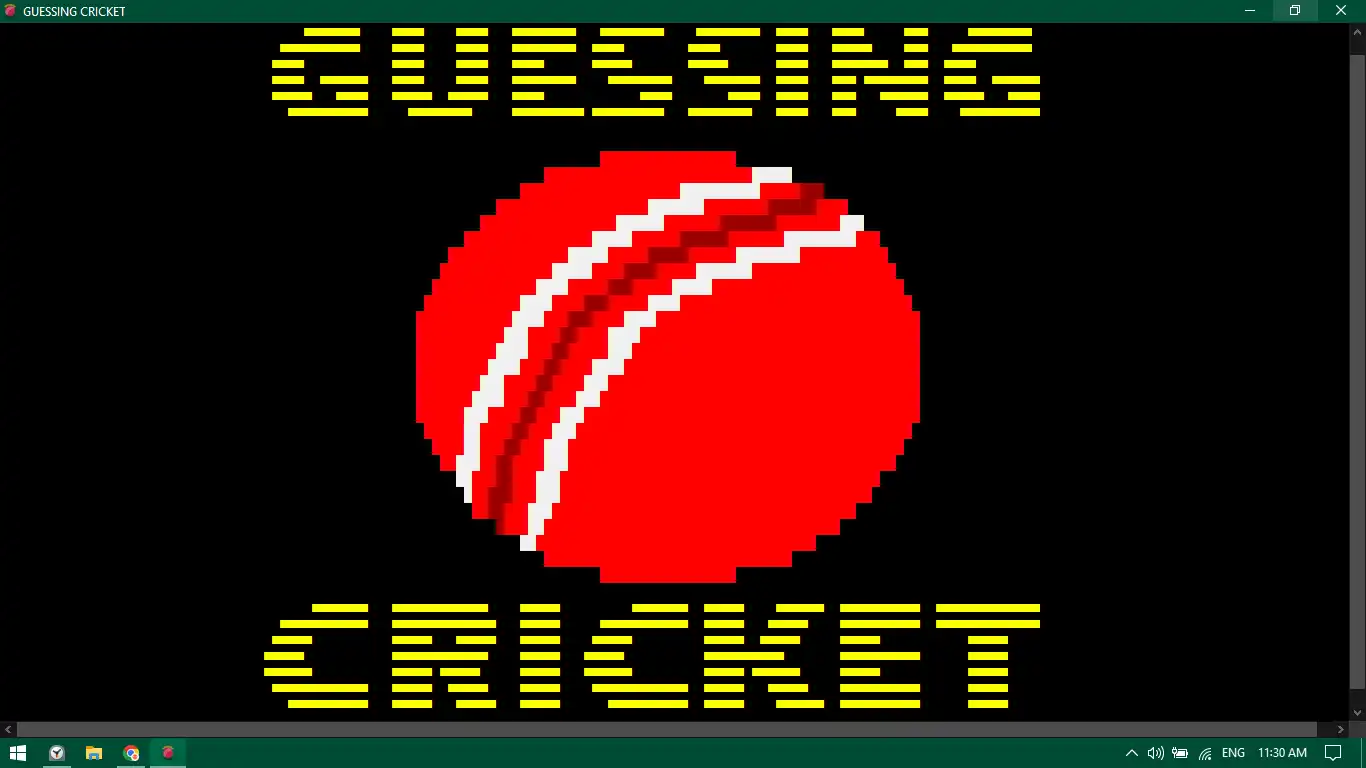 Download web tool or web app Guessing Cricket
