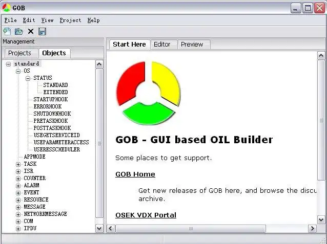 Download web tool or web app GUI Based OSEK Configuration Builder