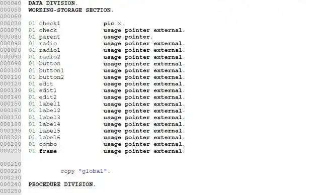 Download web tool or web app guicobol