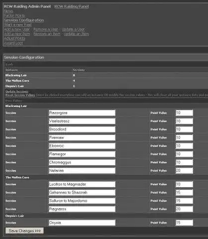 Download web tool or web app Guild DKP System