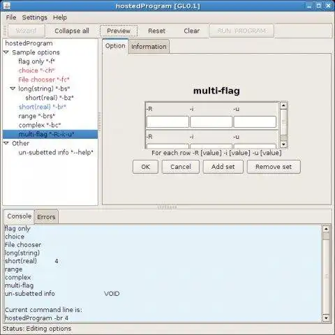 Завантажте веб-інструмент або веб-програму guiLiner для роботи в Linux онлайн