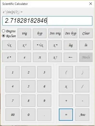 Download web tool or web app gui scientific calculator
