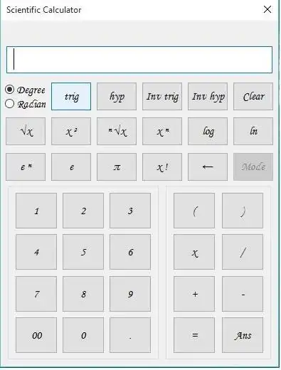 Download web tool or web app gui scientific calculator