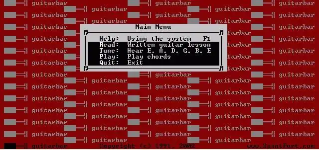 Download web tool or web app guitarbar to run in Windows online over Linux online