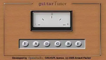 قم بتنزيل أداة الويب أو تطبيق الويب Guitar Tuner Java Applet