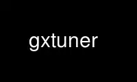 Run gxtuner in OnWorks free hosting provider over Ubuntu Online, Fedora Online, Windows online emulator or MAC OS online emulator