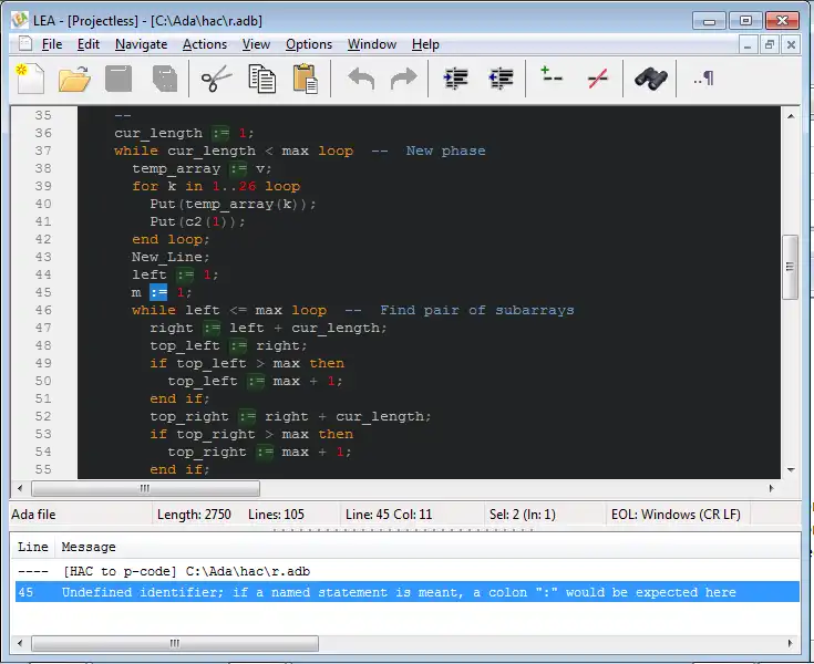 Download web tool or web app HAC Ada Compiler