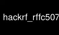 Esegui hackrf_rffc5071 nel provider di hosting gratuito OnWorks su Ubuntu Online, Fedora Online, emulatore online Windows o emulatore online MAC OS