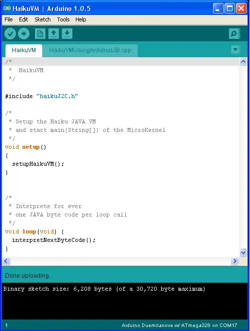 Download een webtool of web-app haikuVM om online in Windows via Linux online te draaien