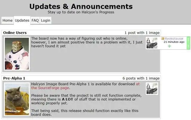 WebツールまたはWebアプリをダウンロードするHalcyonImage Board