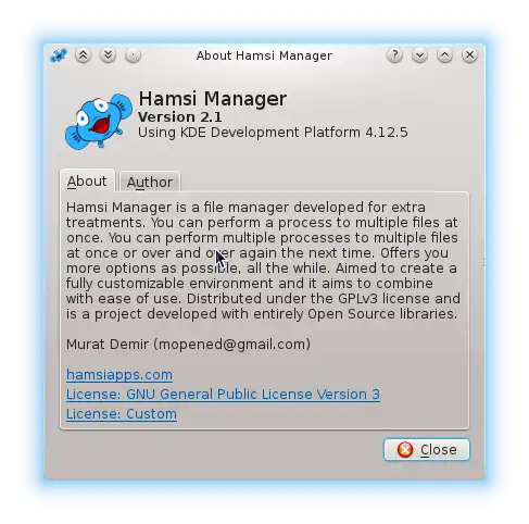 Download web tool or web app Hamsi Manager