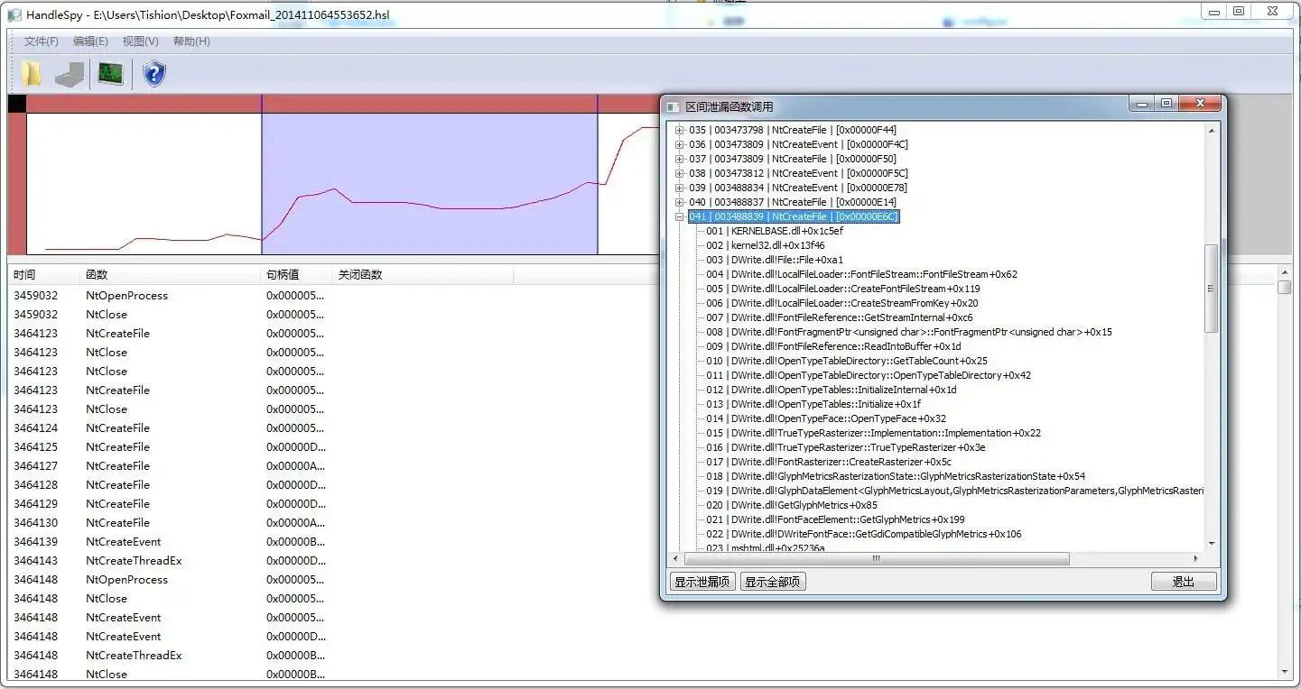 Download web tool or web app HandleSpy