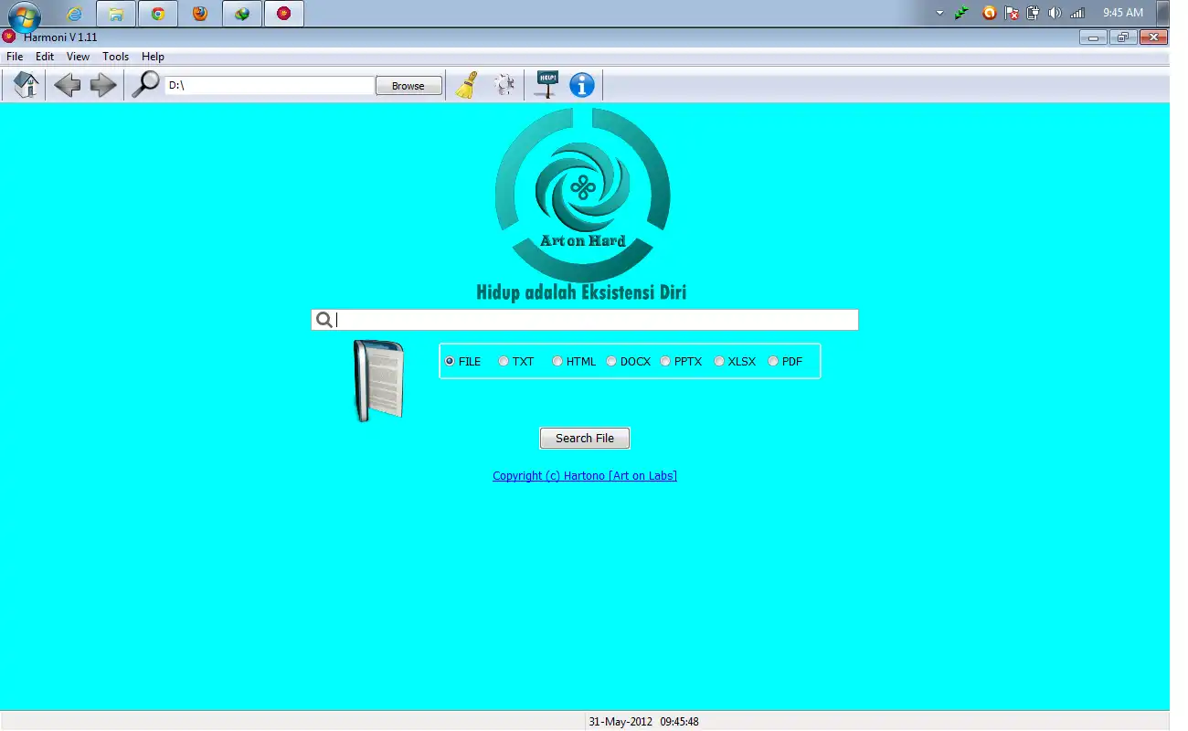 Download web tool or web app Harmoni Local Search Engine