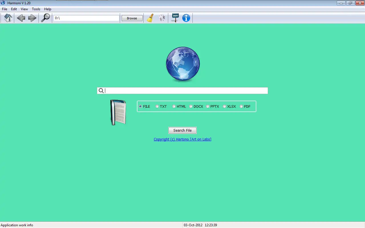 Mag-download ng web tool o web app na Harmoni Search Engine Application