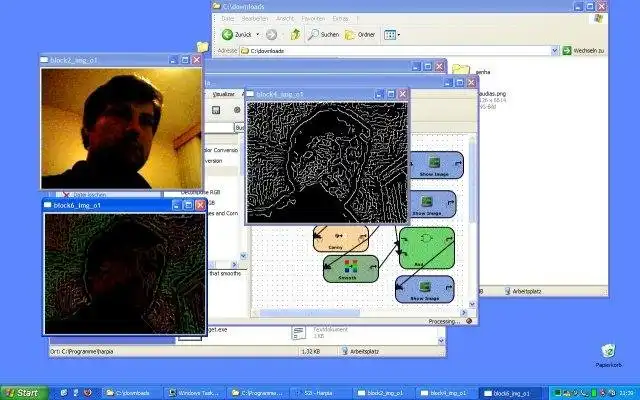 Download web tool or web app Harpia and S2iLib - easier OpenCV