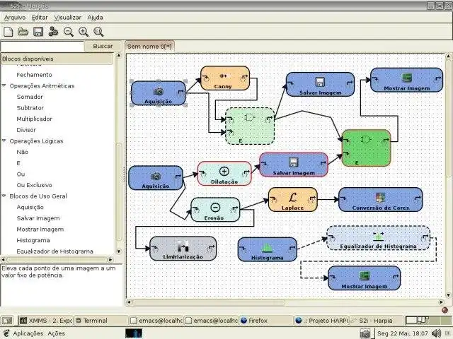 Download web tool or web app Harpia and S2iLib - easier OpenCV