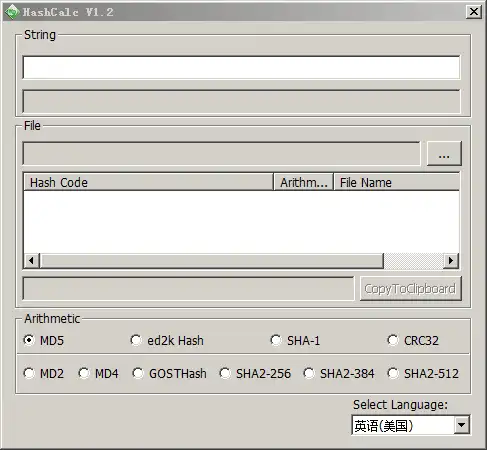 Download web tool or web app HashCalc