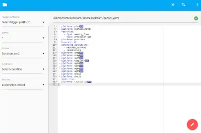 Descargue la herramienta web o la aplicación web HASS Configurator