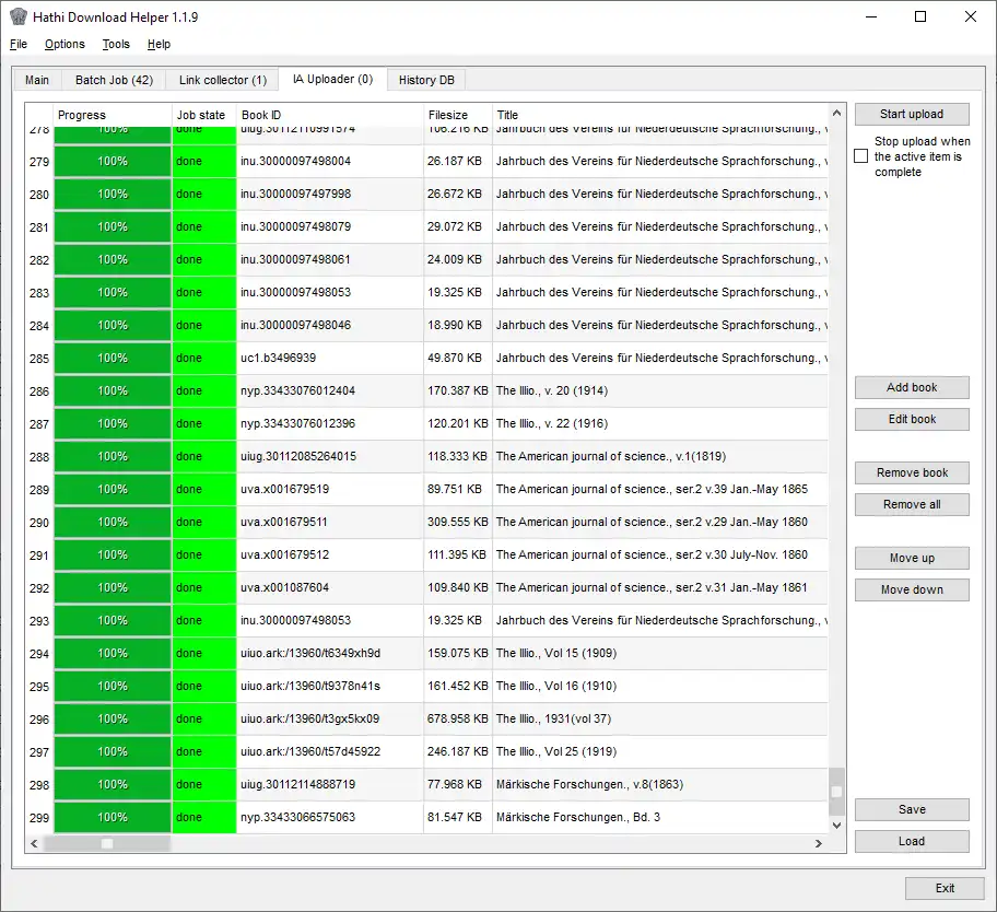 Mag-download ng web tool o web app Hathi Download Helper