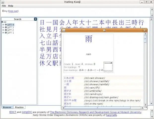 Scarica lo strumento web o l'app web Hating Kanji