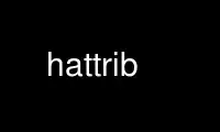 Run hattrib in OnWorks free hosting provider over Ubuntu Online, Fedora Online, Windows online emulator or MAC OS online emulator