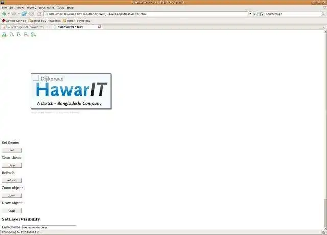 ابزار وب یا برنامه وب HawarIT Mapserver Viewer را دانلود کنید