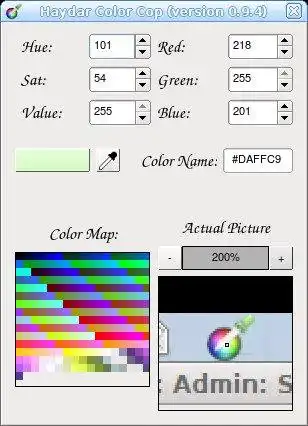 Download web tool or web app Haydar Color Cop