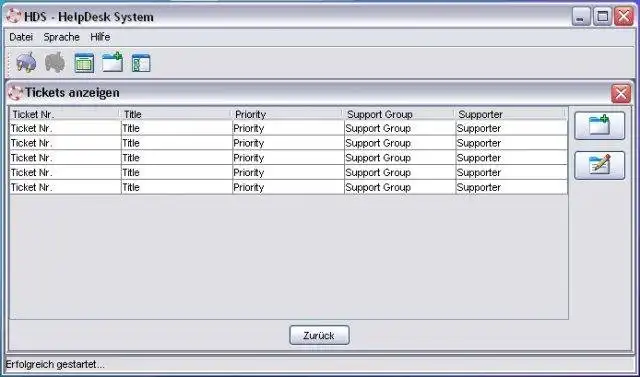 Baixe a ferramenta da web ou o aplicativo da web HDS - Sistema de HelpDesk