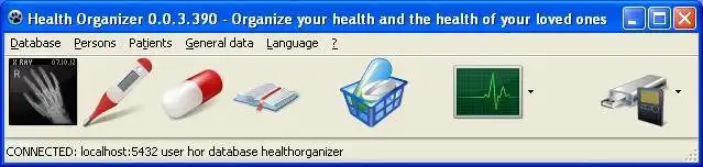 הורד כלי אינטרנט או אפליקציית אינטרנט Health Organizer