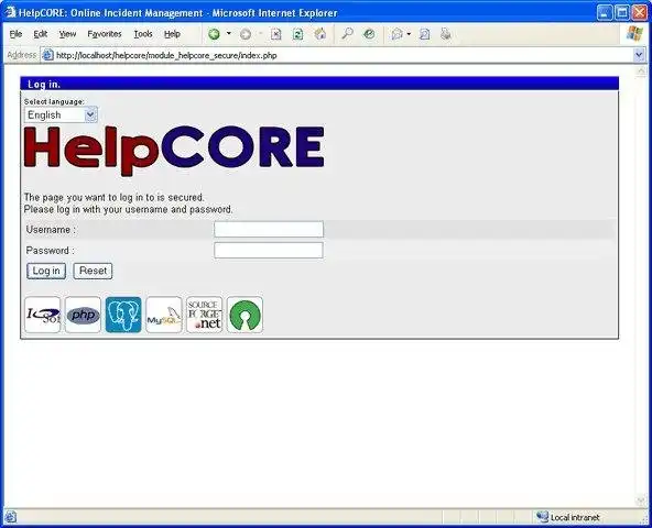 Laden Sie das Web-Tool oder die Web-App HelpCORE herunter