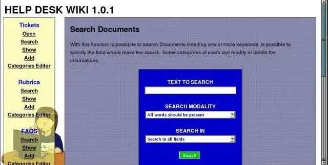 Scarica lo strumento web o l'app web Help Desk Wiki