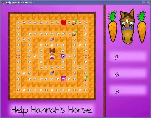 Laden Sie das Web-Tool oder die Web-App herunter Helfen Sie Hannahs Horse, online unter Linux zu laufen