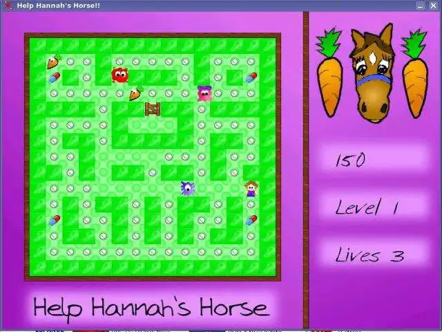 Download web tool or web app Help Hannahs Horse to run in Windows online over Linux online