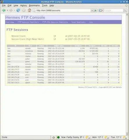 Download web tool or web app Hermes FTP Server