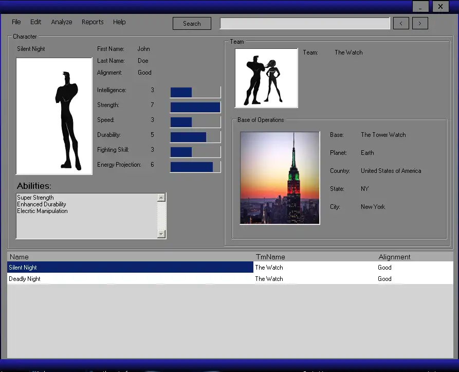 Download web tool or web app Hero and Villain Creator  to run in Windows online over Linux online