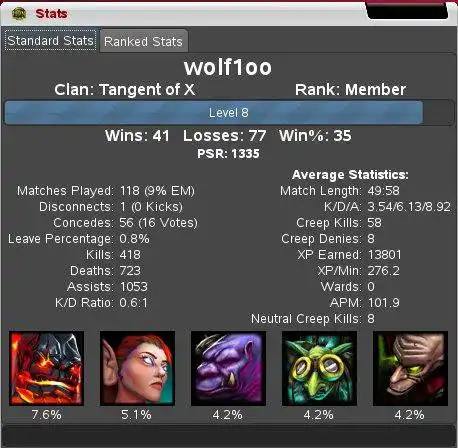 Download web tool or web app Heroes of Newerth Chat+ to run in Linux online