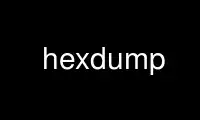 Chạy hexdump trong nhà cung cấp dịch vụ lưu trữ miễn phí OnWorks trên Ubuntu Online, Fedora Online, trình giả lập trực tuyến Windows hoặc trình mô phỏng trực tuyến MAC OS