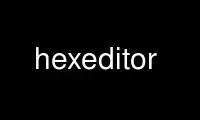 Run hexeditor in OnWorks free hosting provider over Ubuntu Online, Fedora Online, Windows online emulator or MAC OS online emulator
